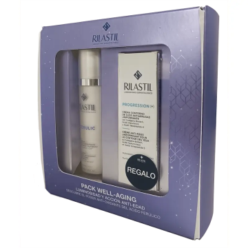 Rilastil Pack Well Aging S-Ferulic Sérum Antioxidante + Regalo Progression(+)Contorno De Ojos, 45 ml