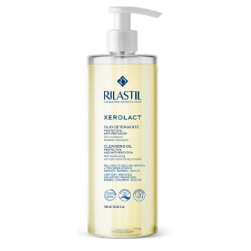Rilastil Xerolact Aceite Limpiador Rostro Y Cuerpo 1 Envase, 750 ml