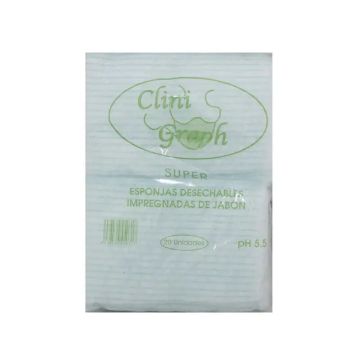 Roansa Clinigraph Esponjas Jabonosas con Aloe Vera 20 unidades