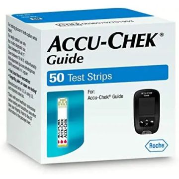 Roche Accu Chek Guide 50 Tiras React Glucemia