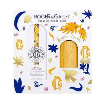Roger & Gallet Bois D'Orange Cofre Agua Perfumada Bienestar 100Ml + VelaPerfumada, 2 unidades
