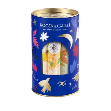 Roger & Gallet Cofre Cremas De Manos Bienestar: Néroli - Bois D'Orange - FleurD'Osmanthus, 3 unidades