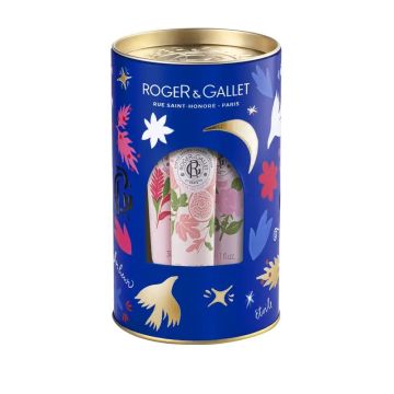 Roger & Gallet Cofre Cremas De Manos Bienestar: Fleur De Figuier - GingembreRouge - Rose, 3 unidades