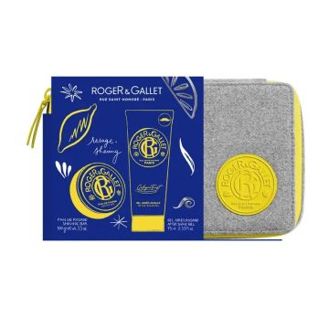 Roger & Gallet Cologne Twist Cofre Neceser, Barra De Afeitado + Gel After Shave,175 ml