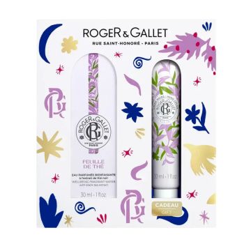 Roger & Gallet Feuille De Thé Cofre Agua Perfumada Bienestar + Crema De ManosBienestar, 60 ml