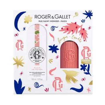 Roger & Gallet Fleur De Figuier Cofre Agua Perfumada Bienestar 100Ml + VelaPerfumada, 2 unidades