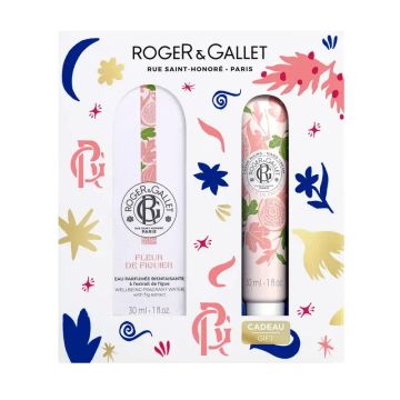 Roger & Gallet Fleur De Figuier Cofre Agua Perfumada Bienestar + Crema De ManosBienestar, 60 ml