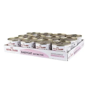 Royal Canin Mother Babycat Caja 12X195Gr, comida húmeda para gatos