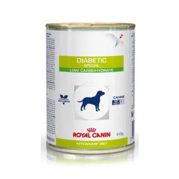 Royal Canin Veterinary Diabetic Spal Low Caja 12X410Gr, comida húmeda paraperros