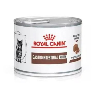 Royal Canin Veterinary Gastro Intestinal Kitten Paté 12X195Gr, comida húmedapara gatos