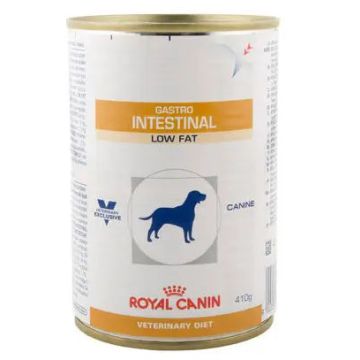 Royal Canin Veterinary Gastro Intestinal Low Fat Caja 12X410Gr, comida húmedapara perros
