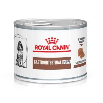 Royal Canin Veterinary Gastro Intestinal Puppy Mousse 12X195Gr, comida húmedapara perros