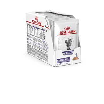 Royal Canin Veterinary Mature Consult Balance 12X85Gr, comida húmeda para gatos
