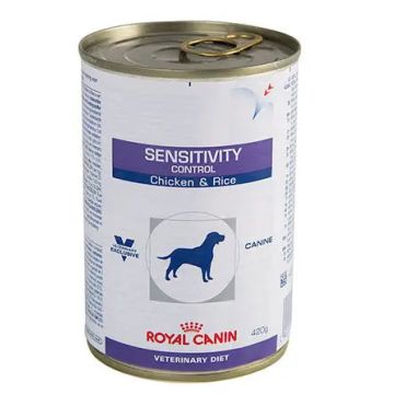 Royal Canin Veterinary Sensitivity Control Pollo Caja 12X420Gr, comida húmedapara perros