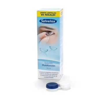 Salvelox Solución Unica Para Lentes De Contacto Blandas, 360 ml