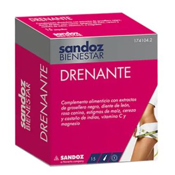 Sandoz Bienestar Drenante 15 Ampollas