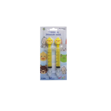 Sanitec Jeringa Irrigacion Nasal Niños, 2 unidades