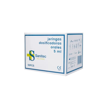 Sanitec Jeringas Medición Oral, 1 unidad
