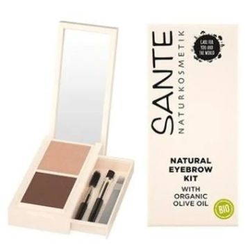 Sante Naturkosmetik Kit Cejas Profesional Pincel Y Pinzas 2,4Gr.