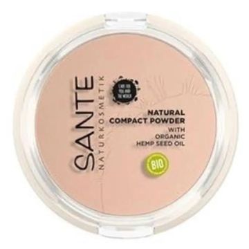 Sante Naturkosmetik Maquillaje Compacto 01 Cool Ivory 9Gr.