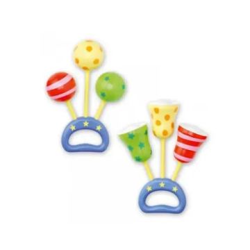 Saro Primer Sonajero Bolas y Campanas (Uno de los dos tipos)