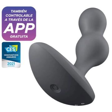 Satisfyer Connect Deep Diver Plug Vibrador App - Gris