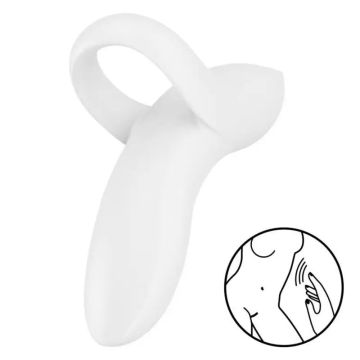 Satisfyer Vibrator Bold Lover Dedal Vibrador - Blanco