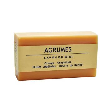 Savon Du Midi Jabon En Pastilla De Agrumes(Naranja-Pomelo ) 100G