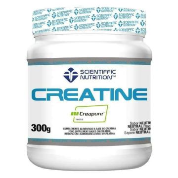 Scientiffic Nutrition Creatine 100% Creapure, Creatina Monohidratada En Polvo ,300 gramos