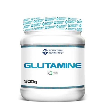 Scientiffic Nutrition Glutamine Neutro, Glutamina 100% Pura En Polvo Sin Sabor ,500 gramos