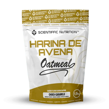 Scientiffic Nutrition Harina Avena Chocobar Caramel, 1,5 kg
