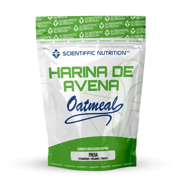 Scientiffic Nutrition Harina Avena Fresa, 1 kg