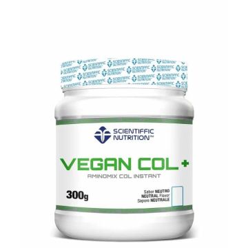 Scientiffic Nutrition Vegan Col+, Colágeno 100% Vegano, 300G Sabor Neutro. , 300gramos