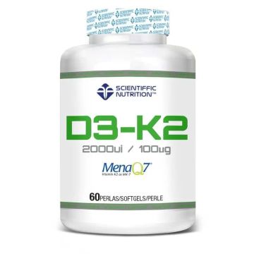 Scientiffic Nutrition Vitamina D3 Y K2 , 60 unidades
