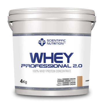 Scientiffic Nutrition Whey Professional 2.0 Cookies, 4 kg