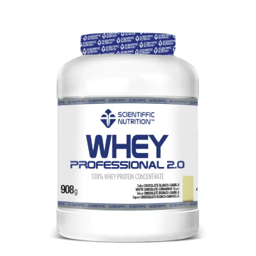Scientiffic Nutrition Whey Professional 2.0 Choco Blanco Canela, 908 g