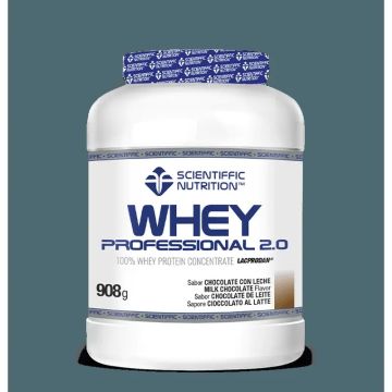 Scientiffic Nutrition Whey Professional 2.0 Choco Con Leche , 908 gramos