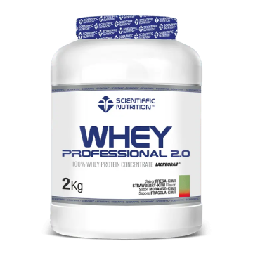 Scientiffic Nutrition Whey Professional 2.0 Fresa Kiwi, 2 kg