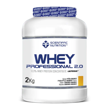 Scientiffic Nutrition Whey Professional 2.0 Piña Mano, 2 kg
