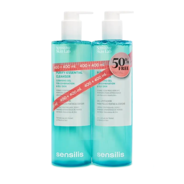 Sensilis Higiene Facial Duplo Purify Essential Cleanser , 400+400 ml