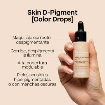 Sensilis Skin D-Pigment Maquillaje Corrector Despigmentante Tono Beige, 30 ml