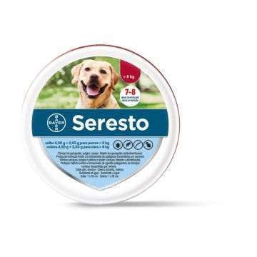 Seresto Collar Perros +8Kg Grande