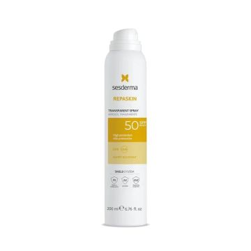 Sesderma Repaskin Fotoprotector Loción Spray SPF 50 Sensitive Aerosol 200 ml