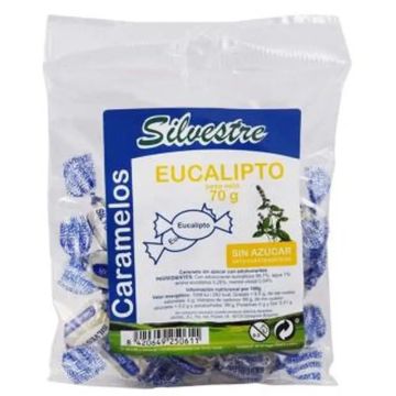 Silvestre Caramelos De Eucalipto Sin Azucar 70Gr.