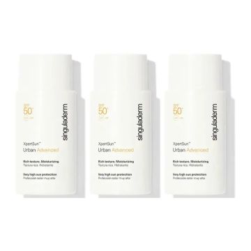 Singuladerm Triplo Singuladerm Rich Texture Xpertsun Urban AdvancedMoisturizing, 3 X 50 Ml