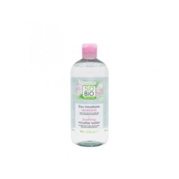 So´Bio Etic Agua Micelar Calmante Aloe-Rosas 500Ml. Bio