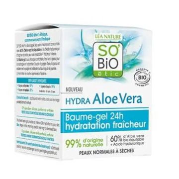 So´Bio Etic Balsamo Gel Resfrescante Facial Aloe 24H 50Ml. Bio