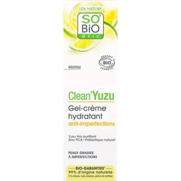 So´Bio Etic Crema Gel Hidratante Clean Yuzu Anti Imperfec 50Ml