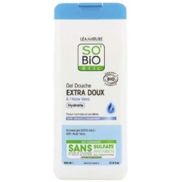 So´Bio Etic Gel De Ducha Extra Suave Hidrat. Aloe 650Ml. Bio