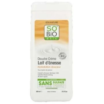 So´Bio Etic Gel De Ducha Hidrat. Suave Leche Burra 650Ml. Bio